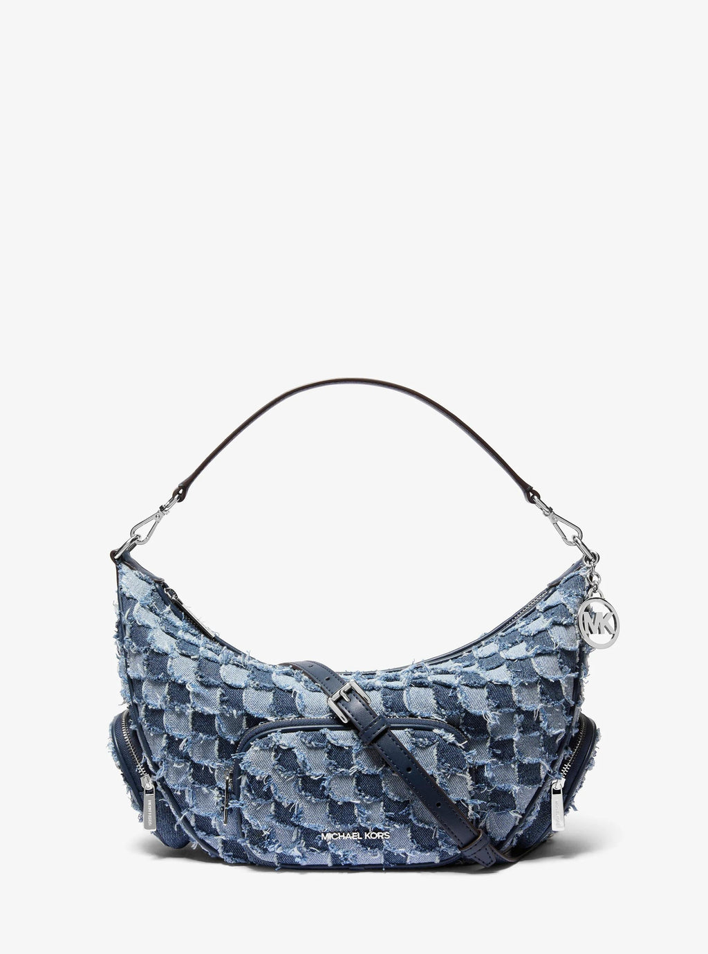 Merritt Medium Patchwork Denim Convertible Shoulder Bag