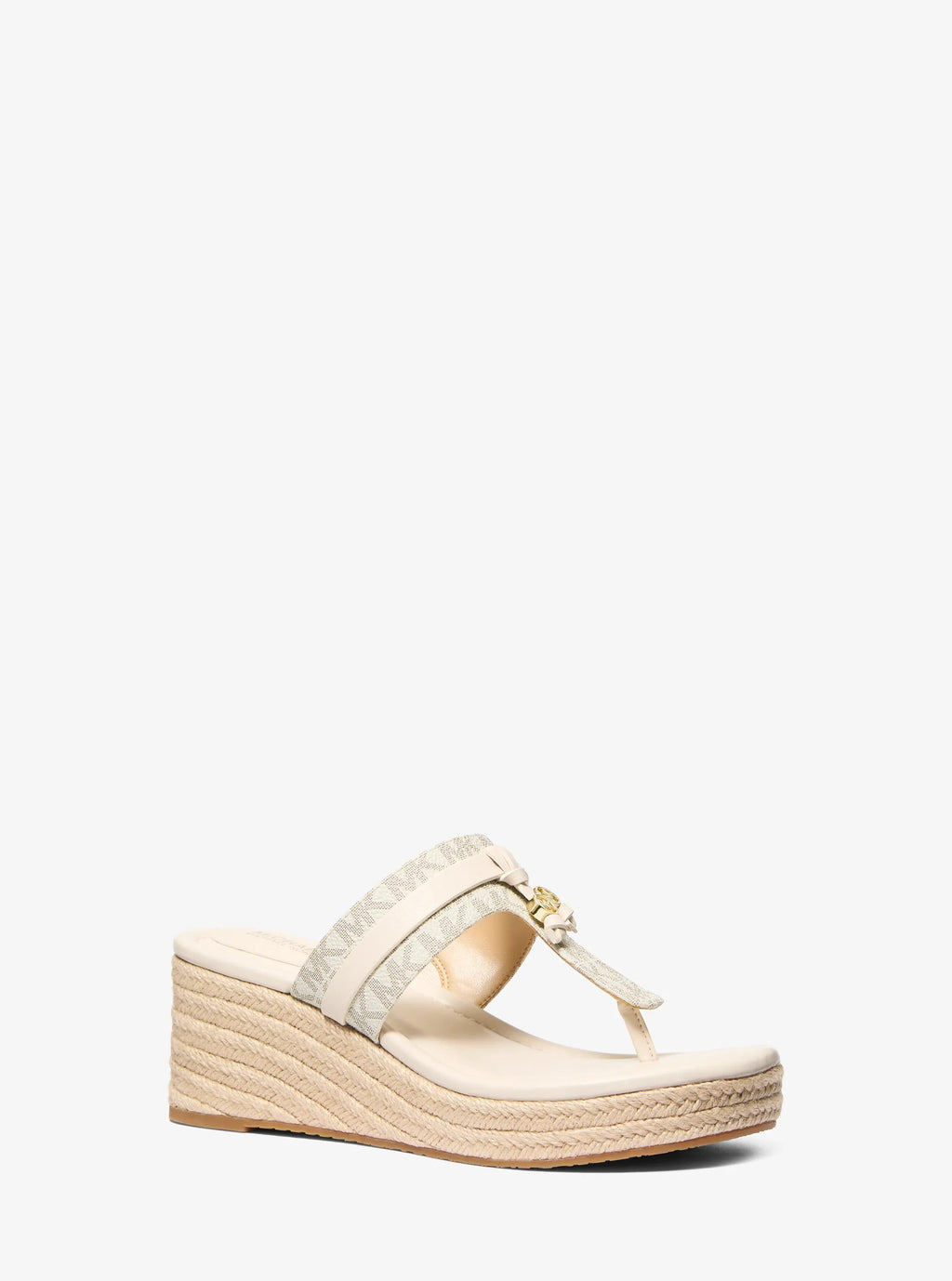Zoe Signature Logo Wedge Sandal