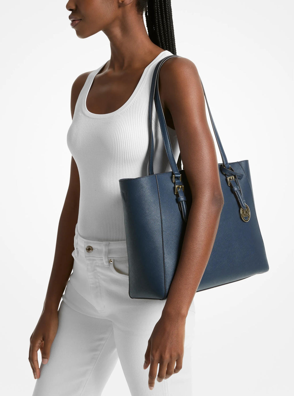 Charlotte Large Saffiano Leather 3-in-1 Tote Bag