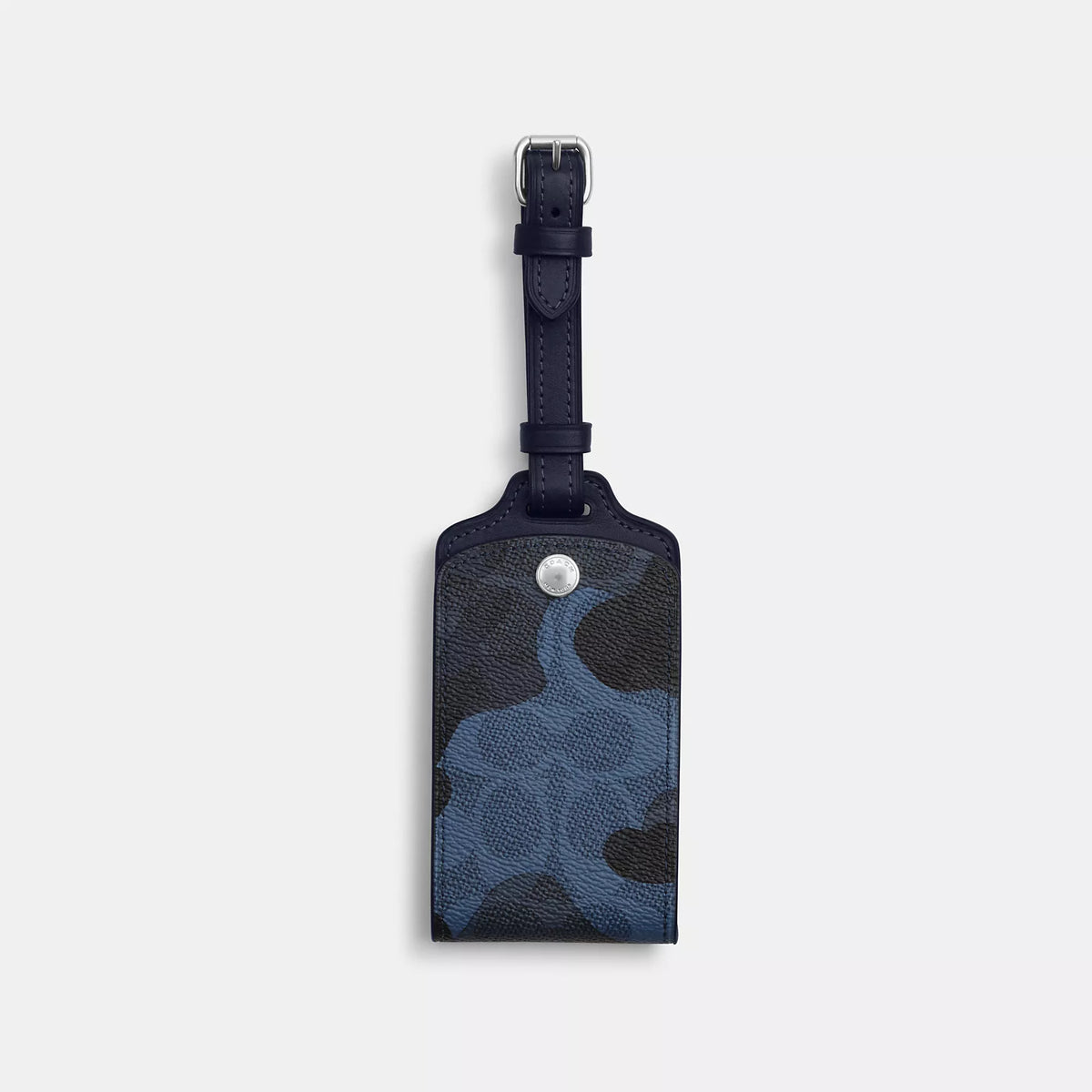 Coach Outlet Luggage Tag In Signature Camo Print