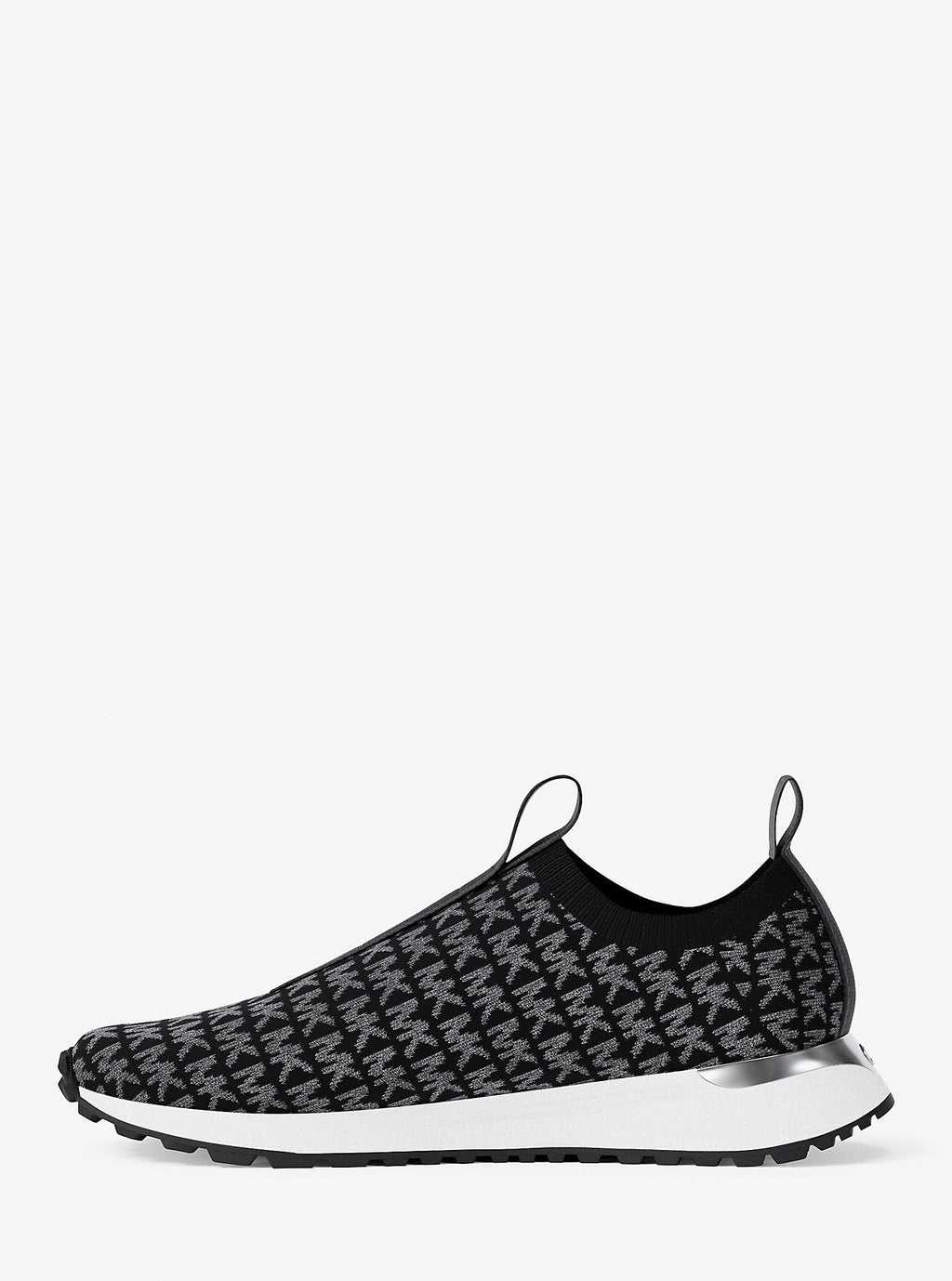 Bodie Metallic Logo Knit Slip-On Sneaker