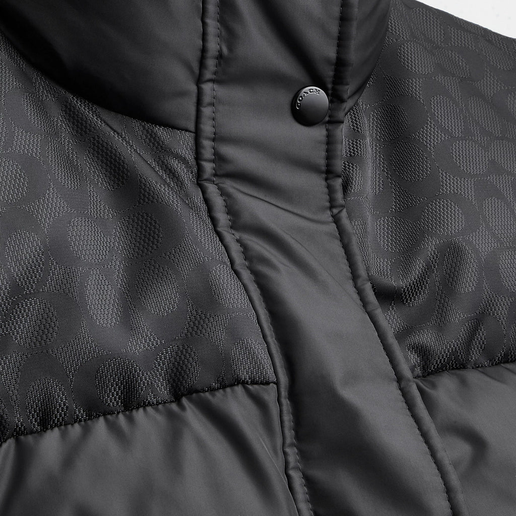 Coach Outlet Signature Cropped Puffer