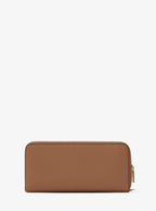 Jet Set Travel Large Pebbled Leather Wristlet