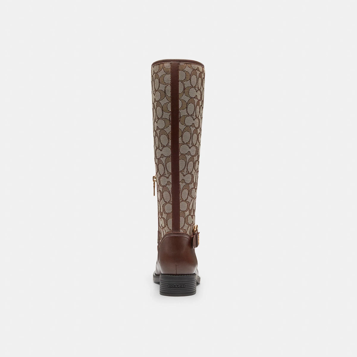 Coach Outlet Extended Calf Riding Boot In Signature Jacquard
