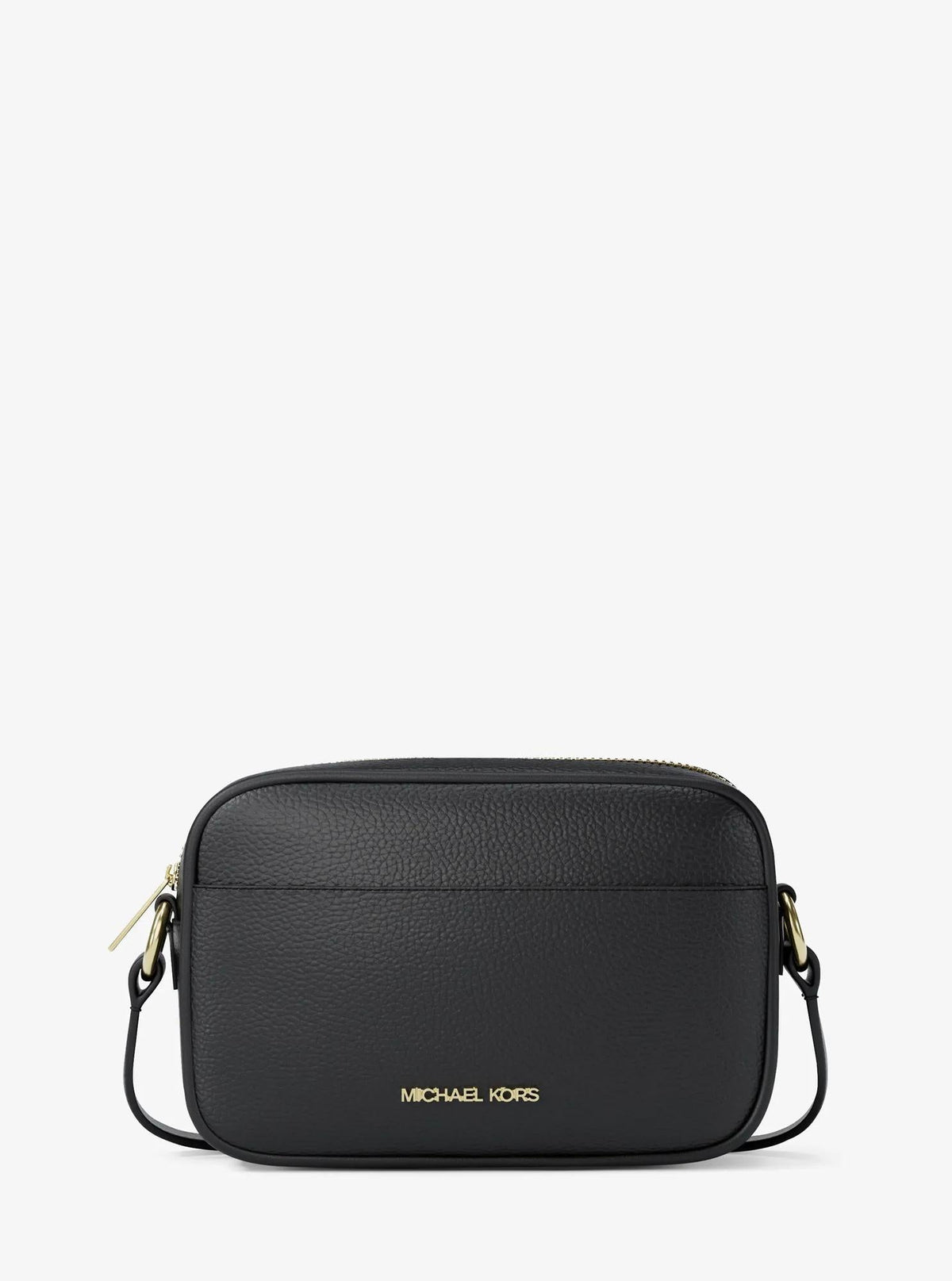 Jet Set Small Pebbled Leather Camera Crossbody Bag
