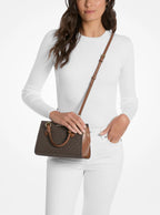Marilyn Small Signature Logo Messenger Bag