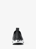 Bodie Metallic Logo Knit Slip-On Sneaker