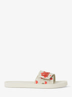 Michael Kors Outlet Palmer Signature Logo Slide Sandal