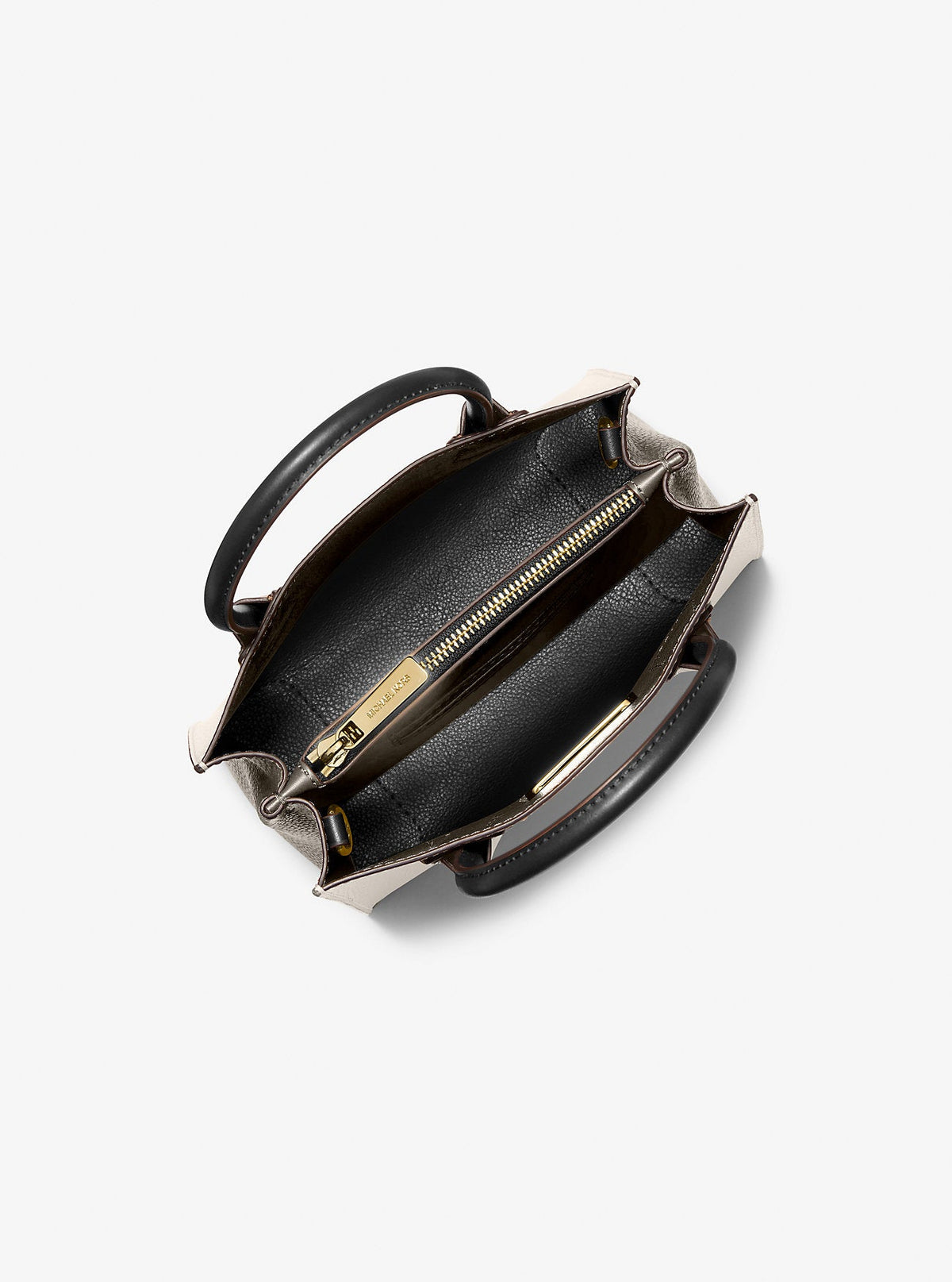 Mercer Medium Two-Tone Pebbled Leather Crossbody Bag