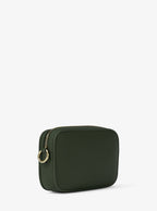 Jet Set Small Pebbled Leather Camera Crossbody Bag