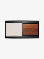 Pebbled Leather Billfold Wallet and Signature Logo Card Case Gift Set