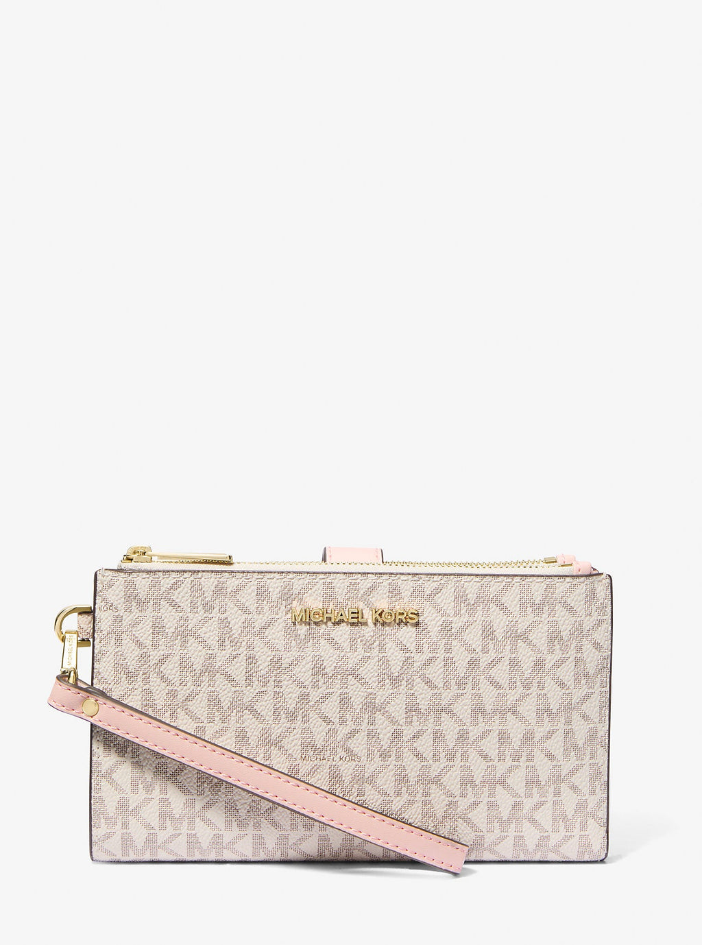 Michael Kors Outlet Jet Set Travel Signature Logo Smartphone Wallet