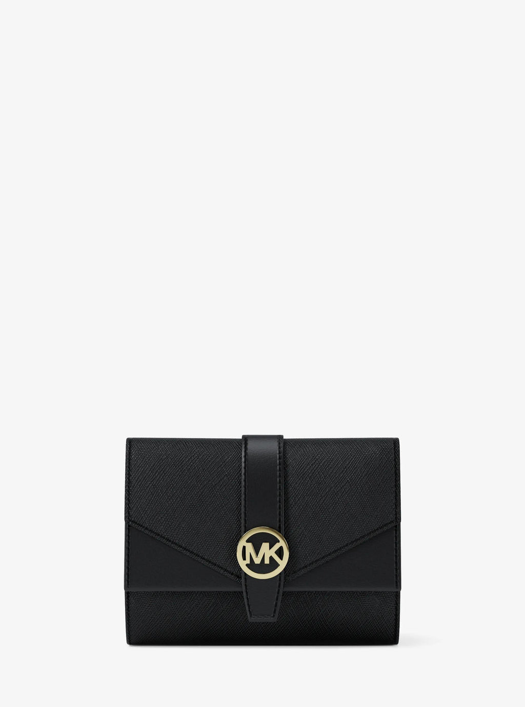 Greenwich Medium Saffiano Leather Trifold Wallet