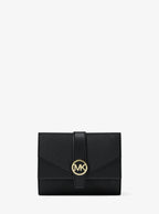Greenwich Medium Saffiano Leather Trifold Wallet