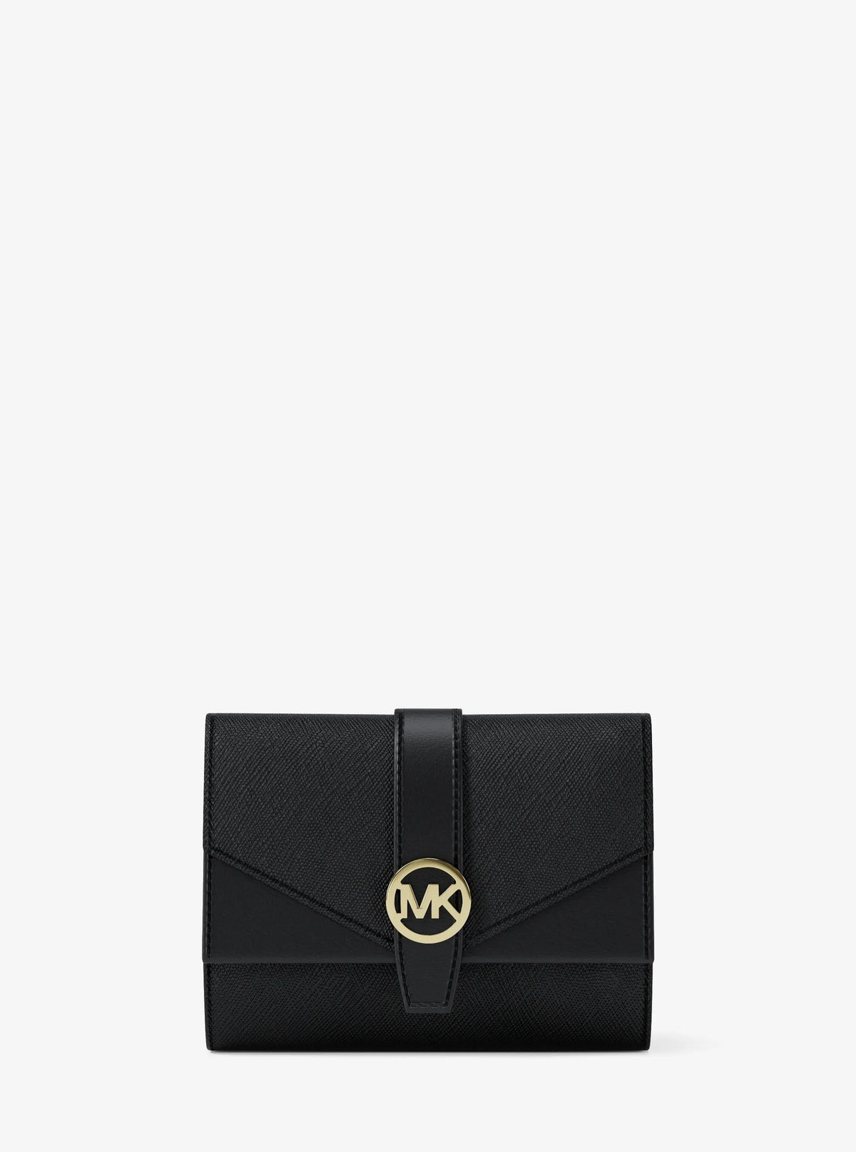 Greenwich Medium Saffiano Leather Trifold Wallet