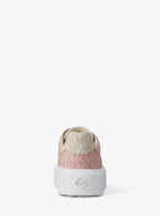 Romey Two-Tone Logo Platform Sneaker