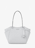 Jet Set Large Signature Logo Shoulder Bag