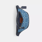 Coach Outlet Warren Mini Belt Bag In Signature Denim