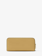 Jet Set Travel Large Pebbled Leather Wristlet