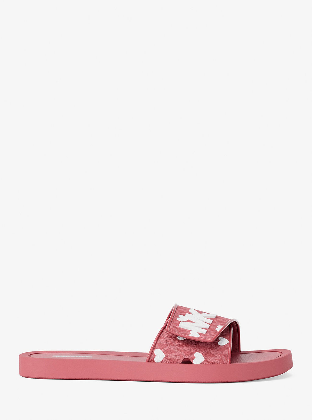 Michael Kors Outlet Palmer Signature Logo Slide Sandal