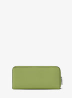 Large Pebbled Leather Continental Wallet