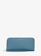 Large Pebbled Leather Continental Wallet