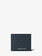 Signature Logo Wallet and Reversible Belt Gift Set