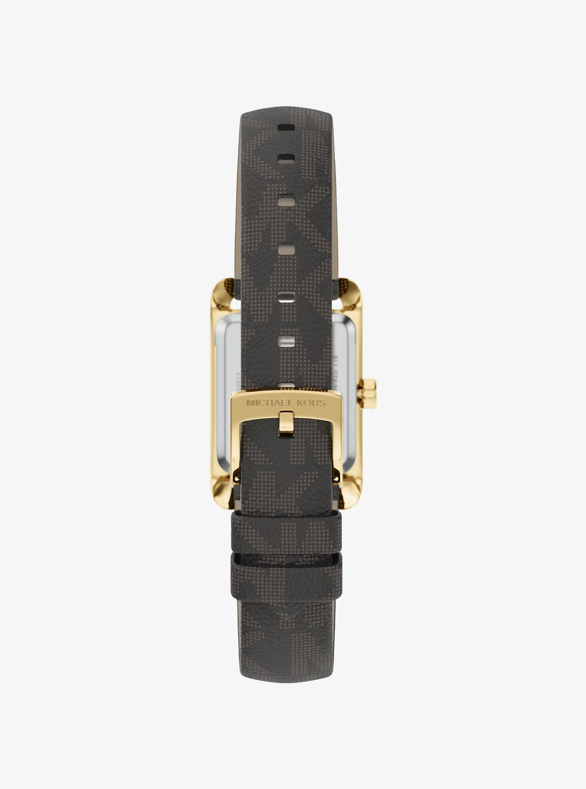 Mini Monroe Gold-Tone and Logo Strap Watch