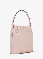 Carson Medium Pebbled Leather Convertible Bucket Crossbody Bag