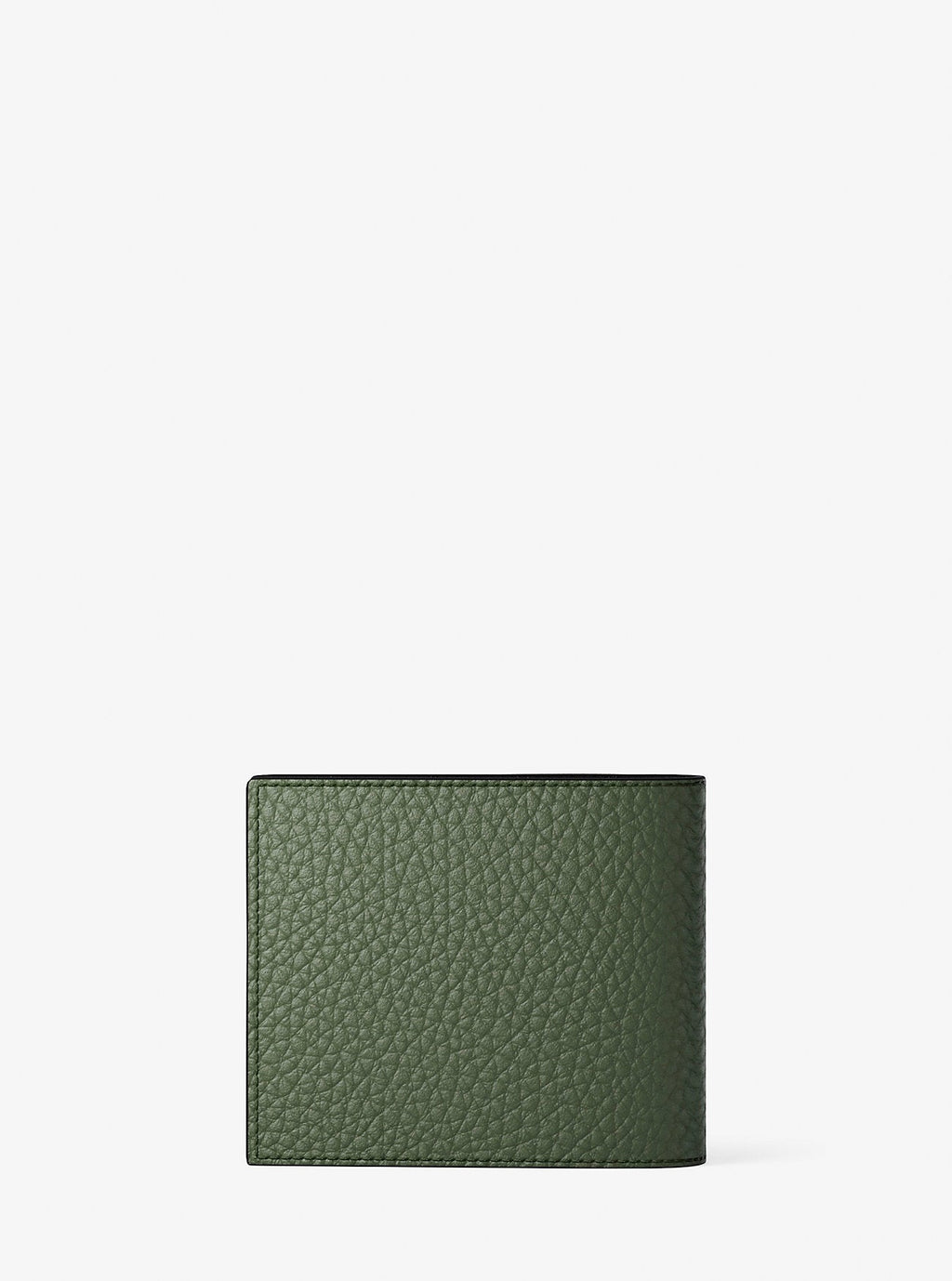 Pebbled Leather Billfold Wallet and Signature Logo Card Case Gift Set