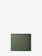 Pebbled Leather Billfold Wallet and Signature Logo Card Case Gift Set