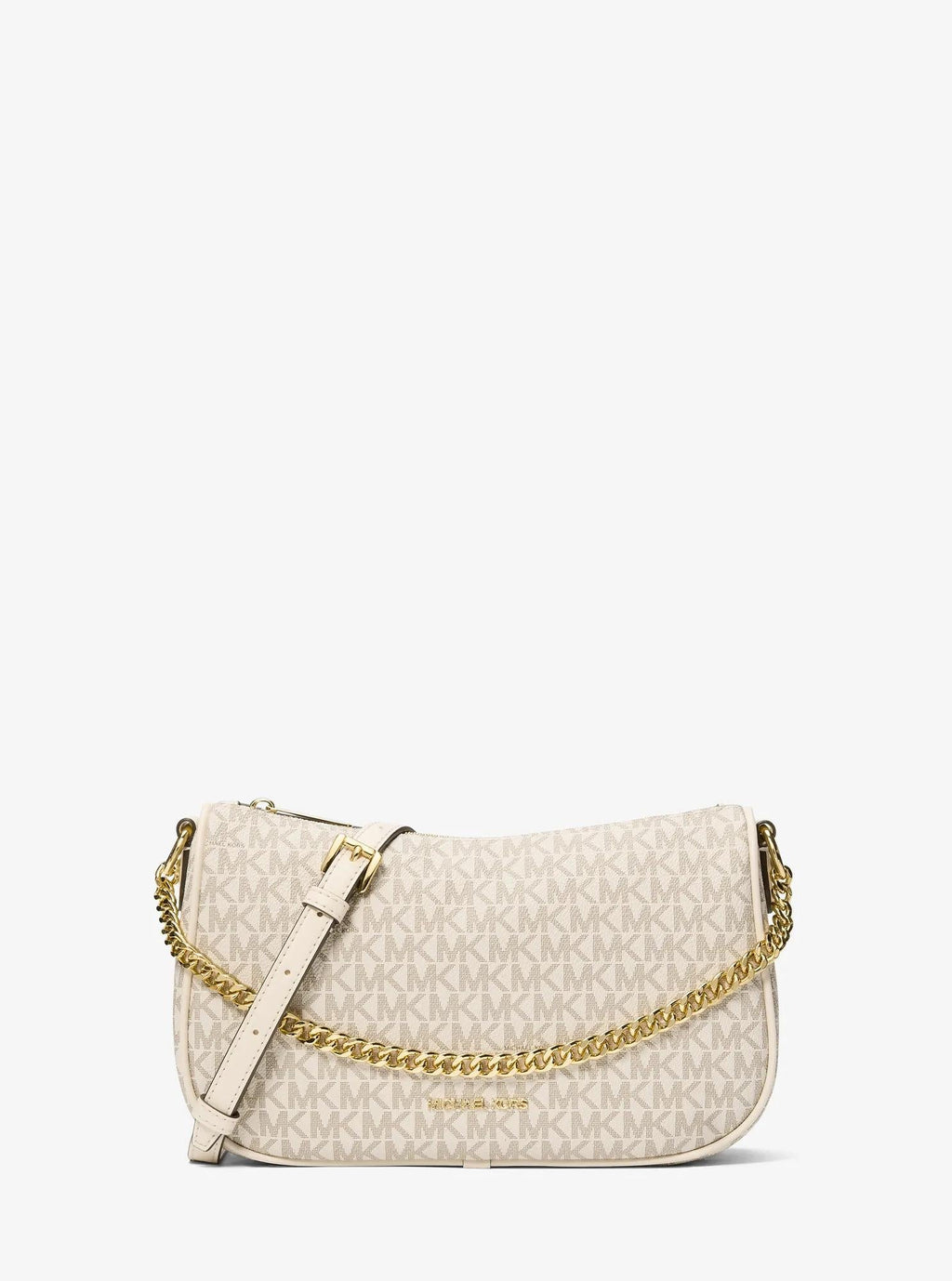 Carmela Medium Signature Logo Convertible Crossbody Bag