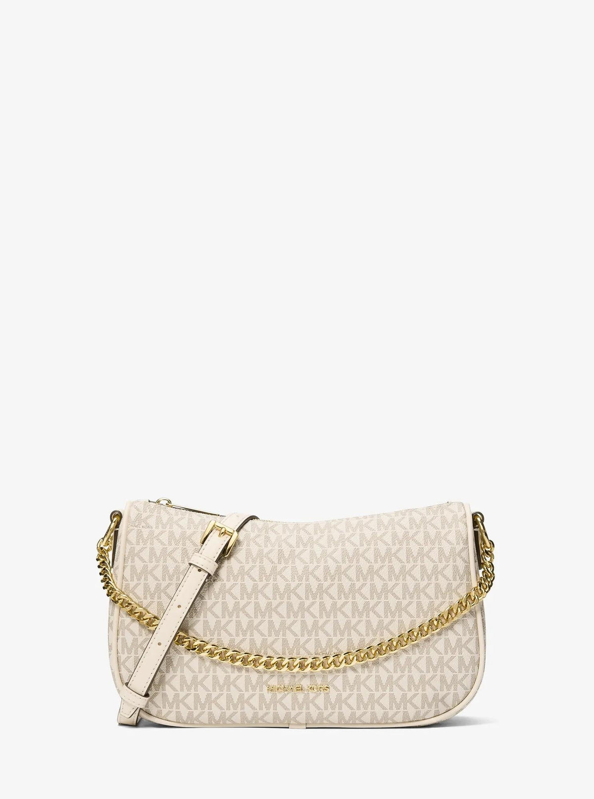 Carmela Medium Signature Logo Convertible Crossbody Bag