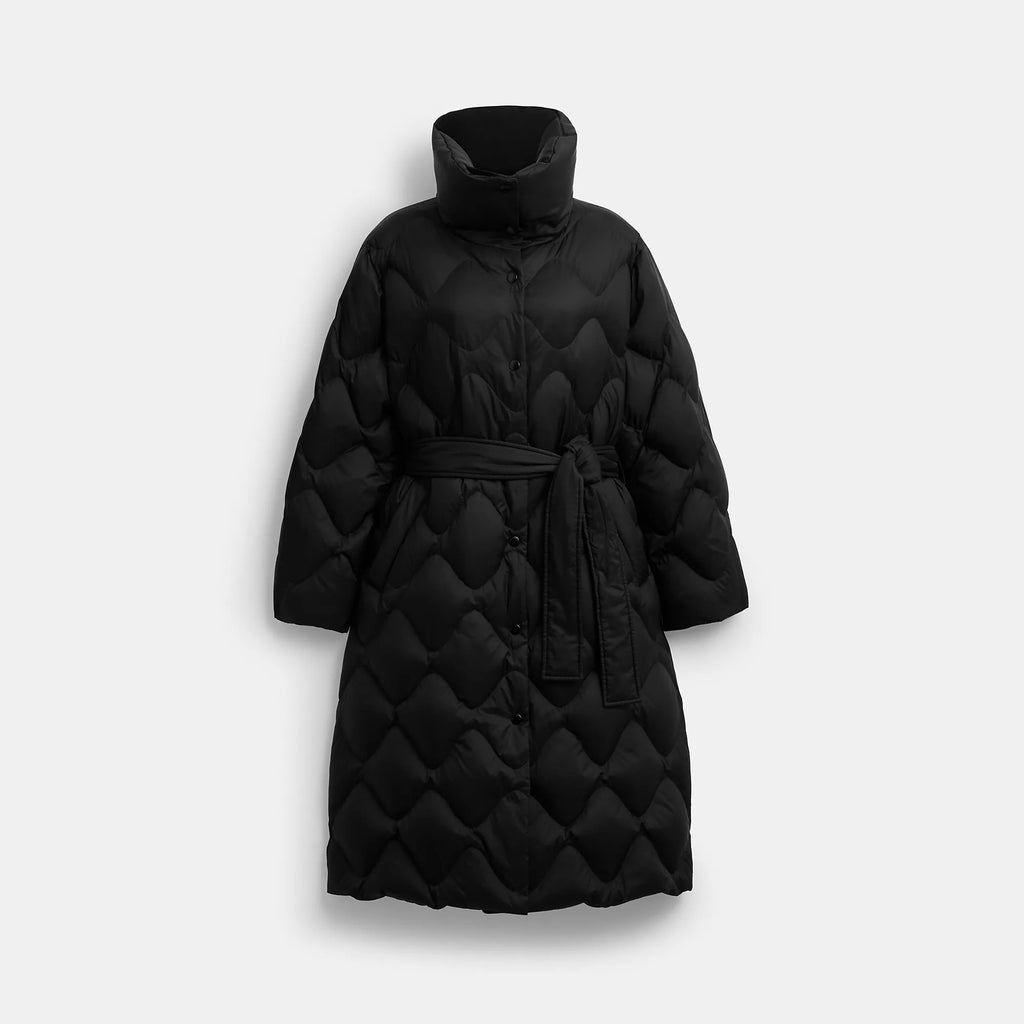 Coach Outlet Quilted Long Puffer