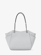 Jet Set Large Signature Logo Shoulder Bag