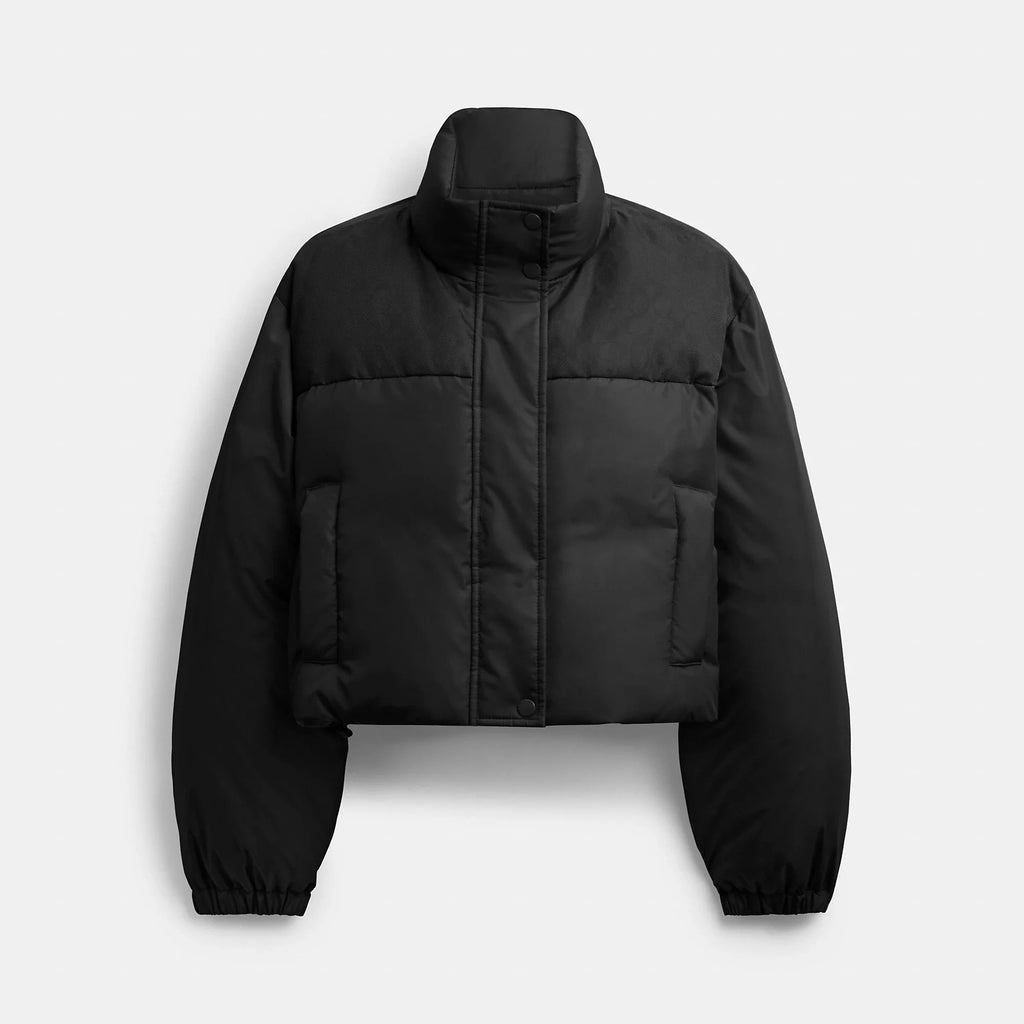 Coach Outlet Signature Cropped Puffer