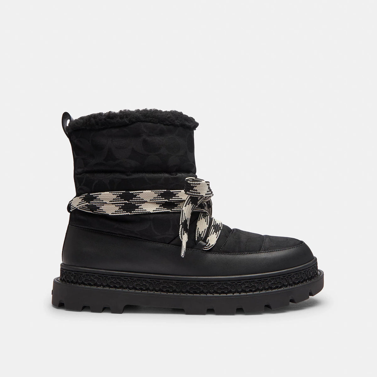 Coach Outlet Winter Boot In Signature Recycled Nylon