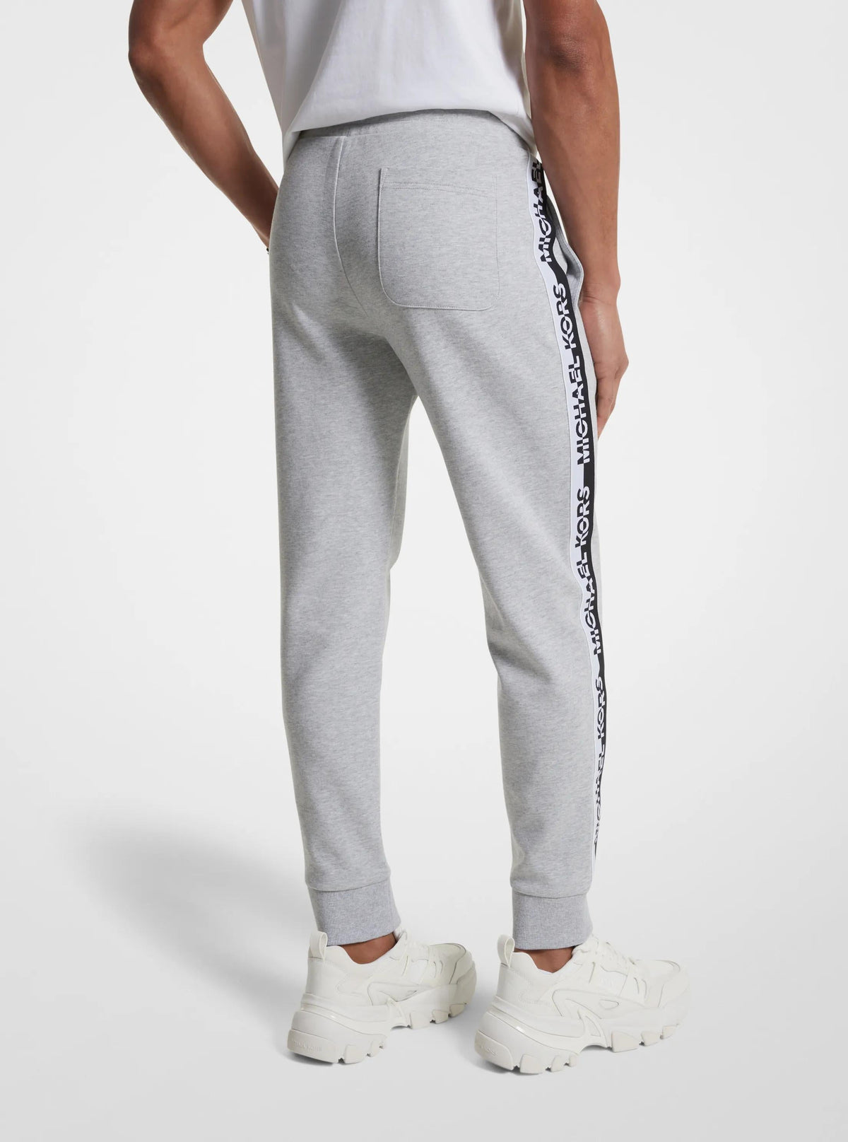 Logo Tape Cotton Blend Joggers