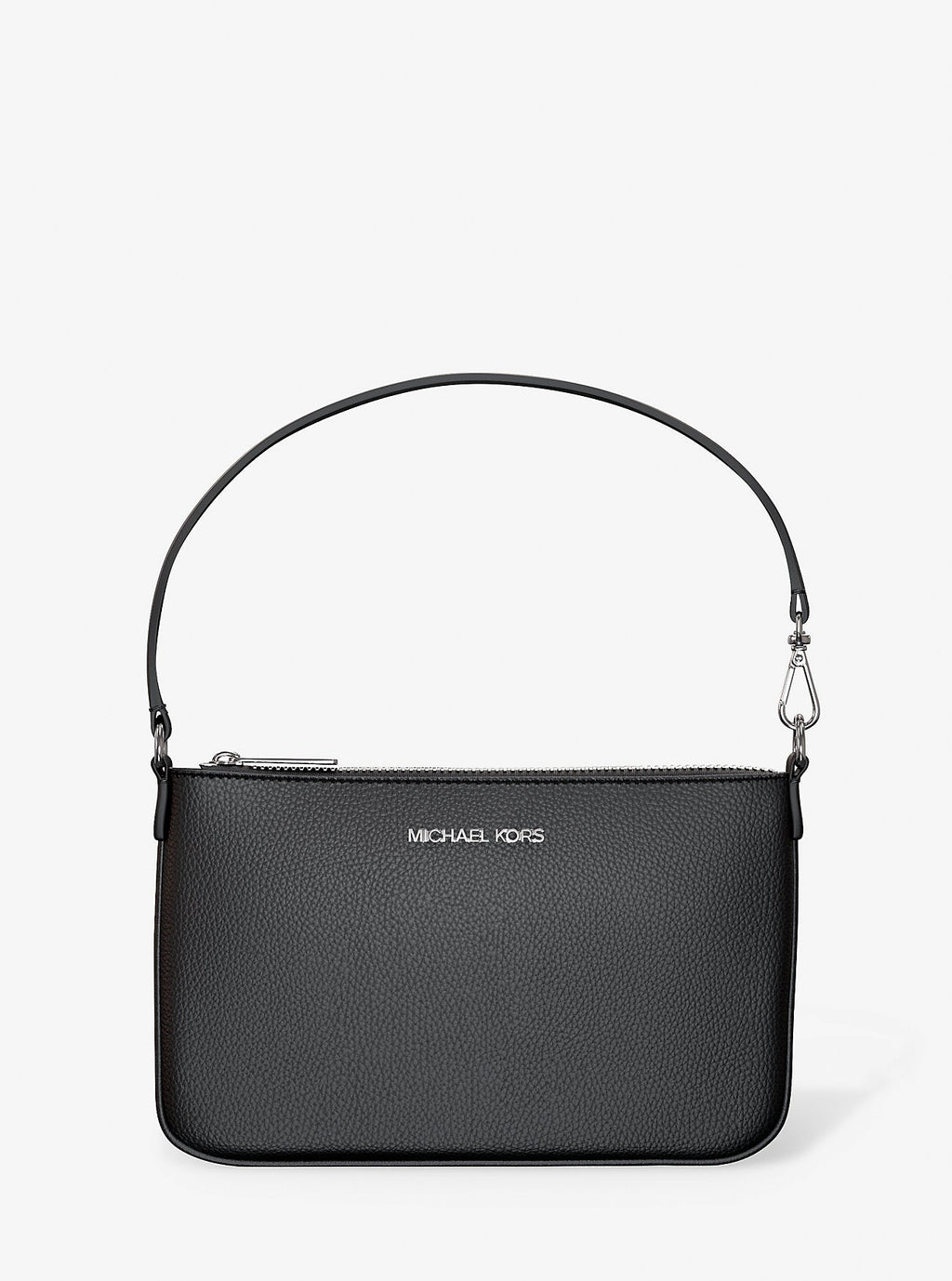 Jet Set Small Pebbled Leather Convertible Wristlet