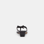 Coach Outlet Bow Thong Kitten Heel