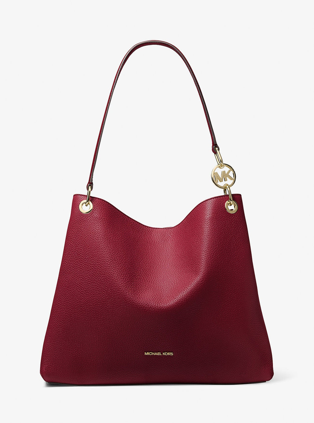 Christina Large Pebbled Leather Shoulder Bag