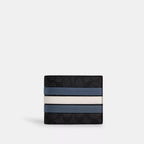 Coach Outlet 3 In 1 Wallet In Signature Canvas With Varsity Stripe