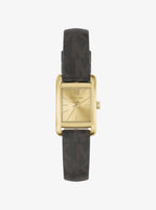 Mini Monroe Gold-Tone and Logo Strap Watch