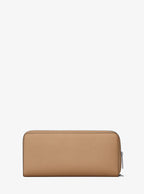 Large Pebbled Leather Continental Wallet