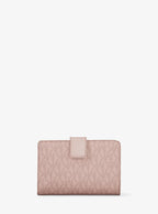 Jet Set Medium Signature Logo Bi-Fold Wallet