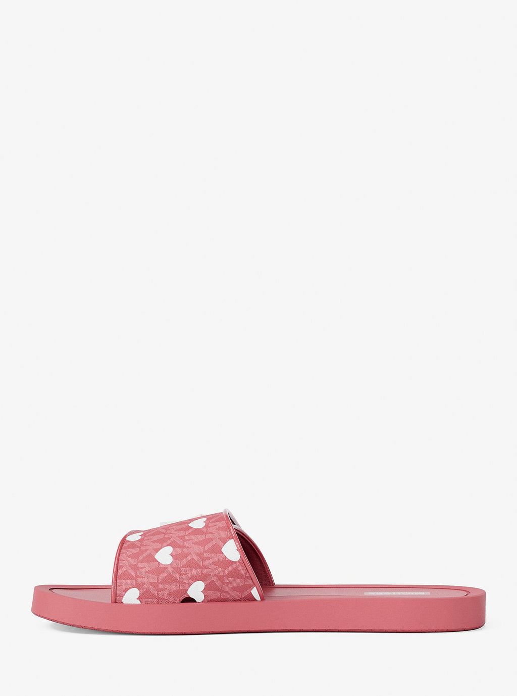Michael Kors Outlet Palmer Signature Logo Slide Sandal