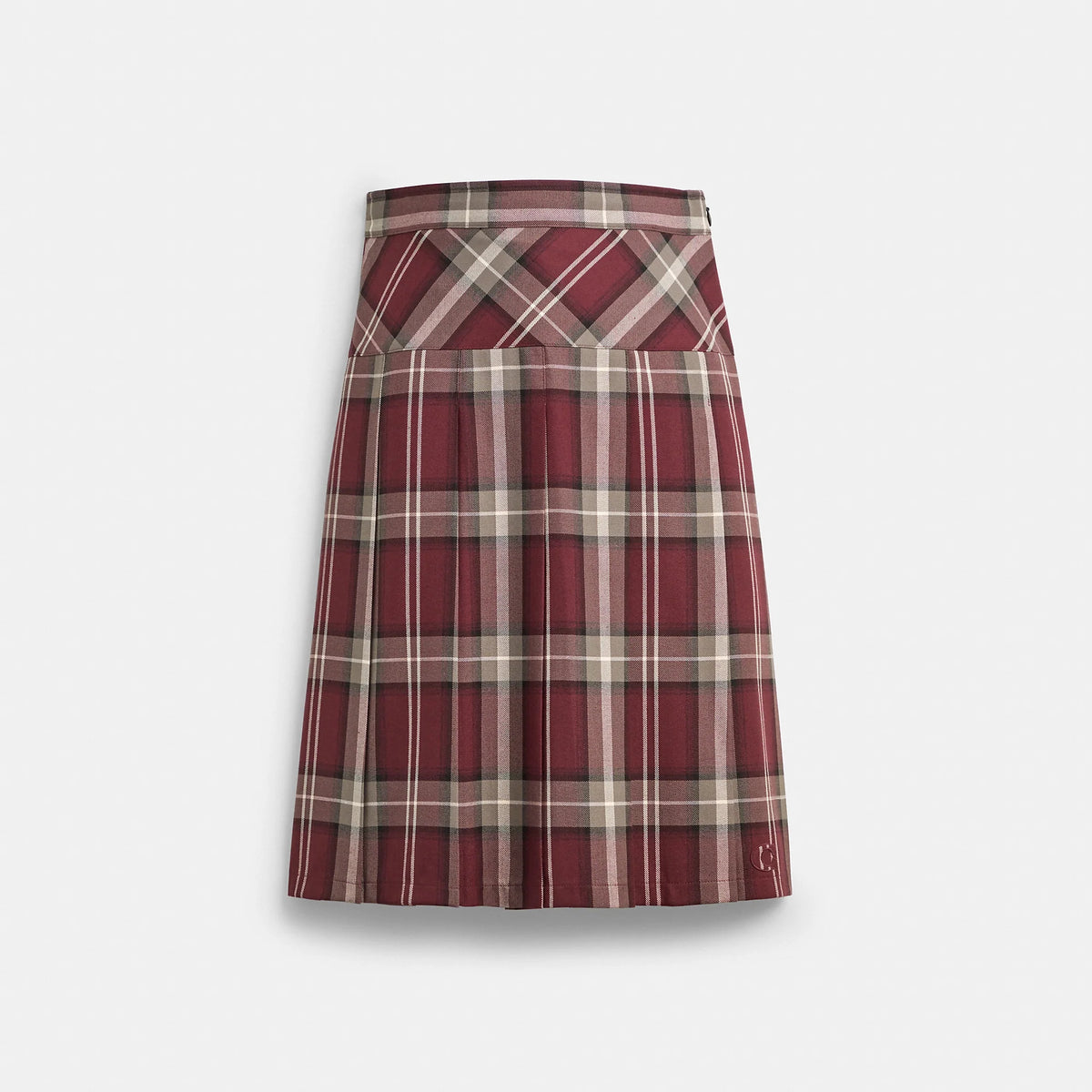 Coach Outlet Pleated PlaID MIDi Skirt