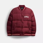Coach Outlet Varsity Down Jacket In Recycled Polyester