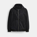 Coach Outlet Signature Denim Zip Jacket