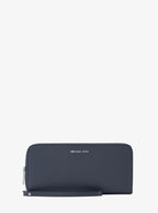 Large Pebbled Leather Continental Wallet